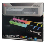 G.Skill Trident Z RGB 16GB (2 x 8GB) DDR4-3200 PC4-25600 CL16 Dual Channel Desktop Memory Kit F4-320016D-16GTZR - Black