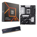 AMD Ryzen 5 7600X, ASUS B650E Max Gaming WiFi, G.Skill 16GB DDR5 6000, Computer Build Bundle