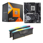 AMD Ryzen 7 7800X3D, Gigabyte X870 Gaming WiFi6 AM5, Corsair Vengeance RGB 32GB DDR5-6000 Kit, Computer Build Bundle