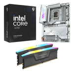 Intel Core Ultra 9 285K, Gigabyte Z890 Aorus Pro Ice 1851, Corsair Vengeance RGB 32GB DDR5-6000 Kit, Computer Build Bundle