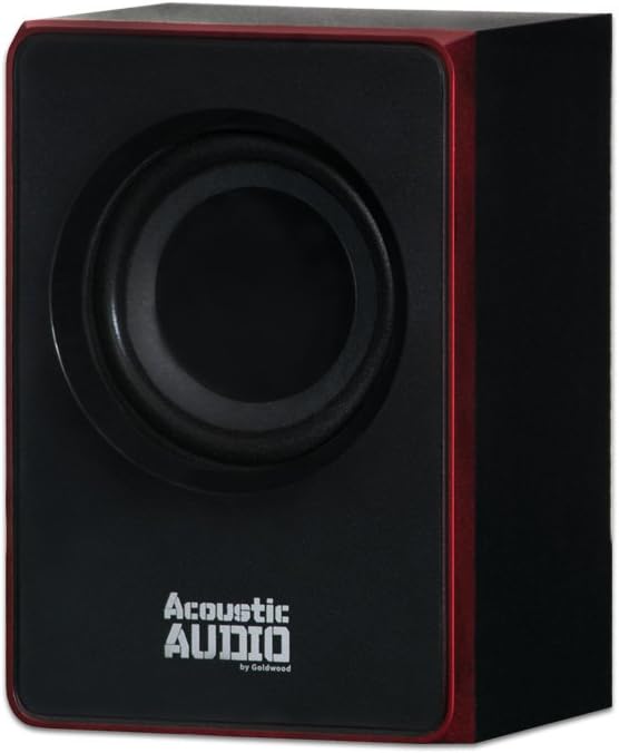 Acoustic Audio AA2103 Bluetooth Home 2.1 Speaker System with Optical Input for Multimedia