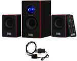 Acoustic Audio AA2103 Bluetooth Home 2.1 Speaker System with Optical Input for Multimedia