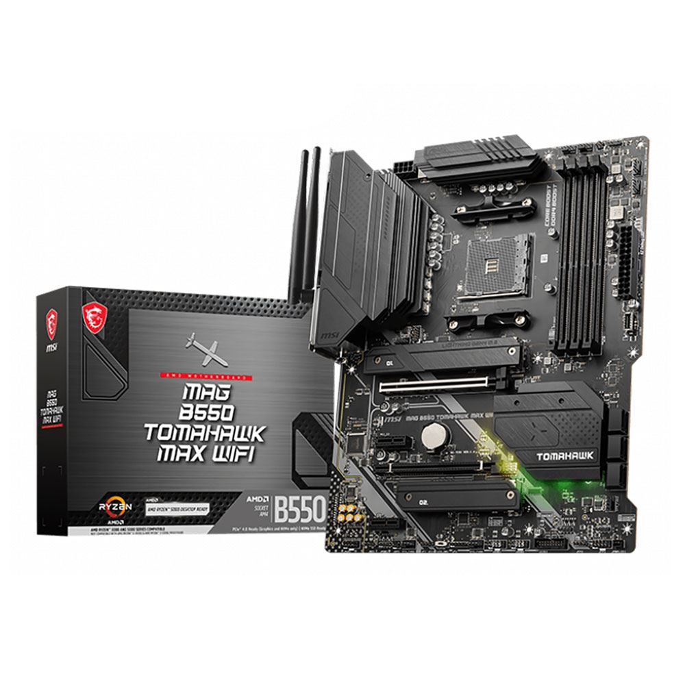 MSI B550 MAG Tomahawk Max WiFi AMD AM4 ATX Motherboard
