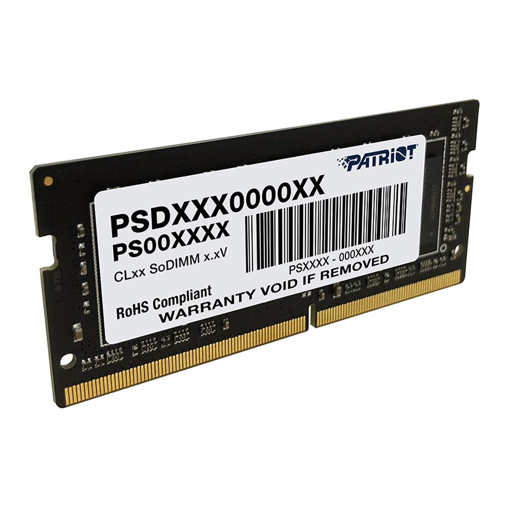 Patriot Signature Series 8GB DDR4-2666 PC4-21300 CL-19 SO-DIMM Memory PSD416G266681S