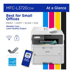 Brother Wireless MFC-L3720CDW Digital Color All-in-One Printer with Copy, Scan and Fax, Duplex and Mobile Printing