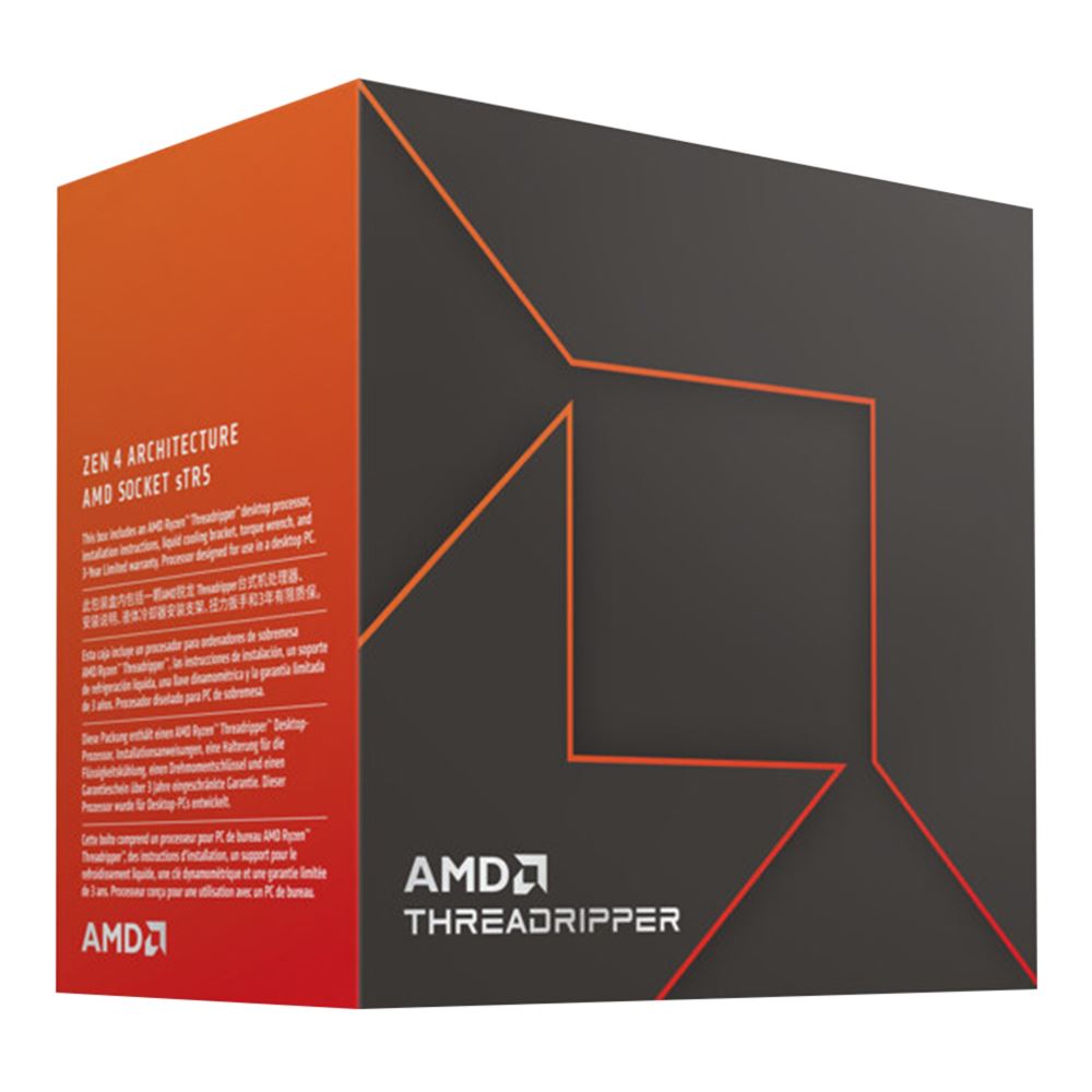 AMD Ryzen Threadripper 7960X Storm Peak 4.2GHz 24-Core sTR5 Boxed Processor - Heatsink Not Included