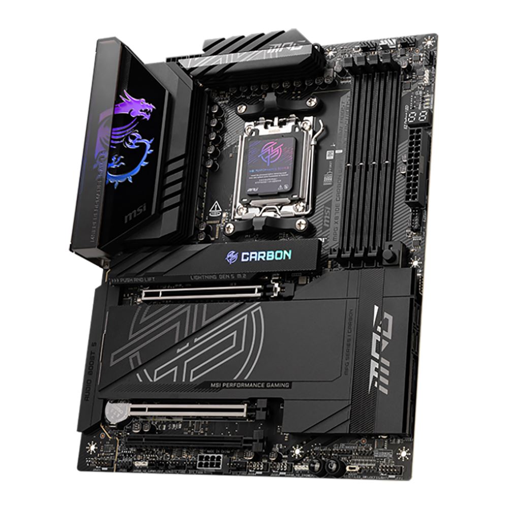 MSI X870E MPG CARBON WIFI AMD AM5 ATX Motherboard