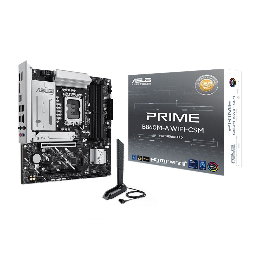 ASUS B860M-A Prime WiFi-CSM Intel LGA 1851 microATX Motherboard
