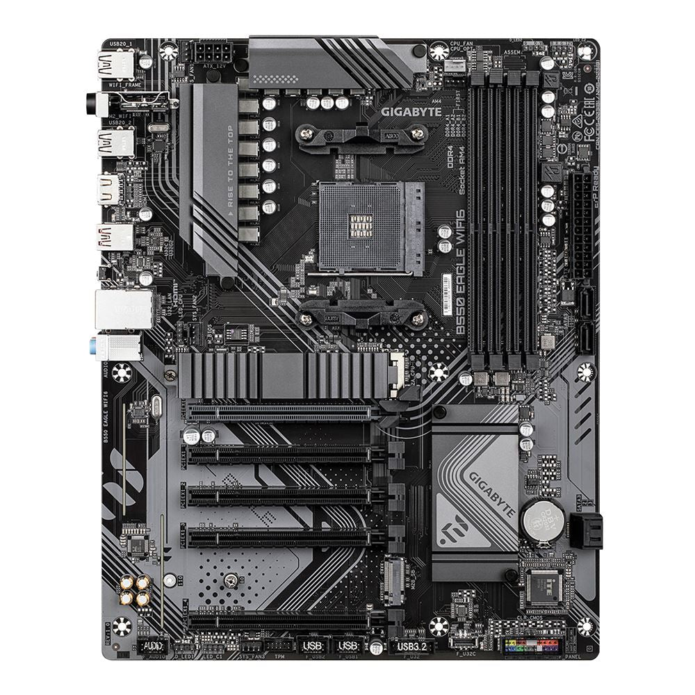 AMD Ryzen 5 5500, Gigabyte B550 Eagle WiFi6 AM4, G.Skill Ripjaws V 16GB DDR4-3200, Computer Build Bundle