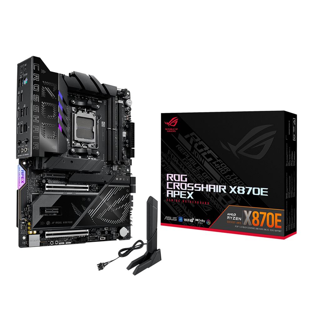 ASUS X870E ROG CROSSHAIR APEX AMD AM5 ATX Motherboard