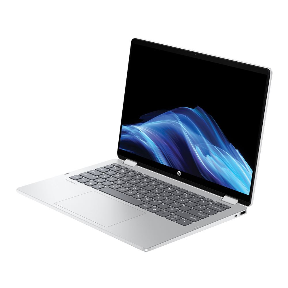 HP OmniBook 5 Next Gen AI 14-he0014nr Copilot+ PC OLED 14" Laptop Computer - Glacier Silver Aluminum