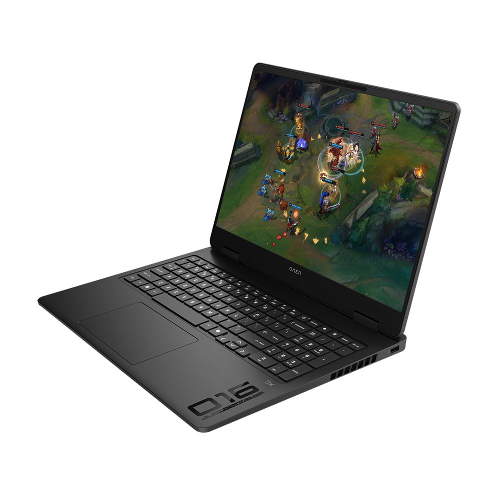 HP OMEN 16 Slim 16-an0003nr 16" Gaming Laptop Computer - Shadow Black Intel Core Ultra 7 255H 1.5GHz Processor; NVIDIA GeForce RTX 5070 8GB GDDR7; 32GB DDR5-5600 RAM; 1TB Solid State Drive