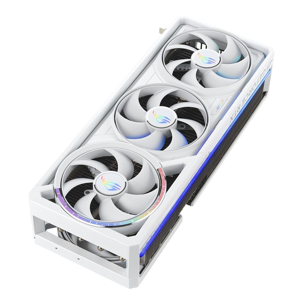 ASUS NVIDIA GeForce RTX 5090 ROG Astral White Overclocked Quad Fan 32GB GDDR7 PCIe 5.0 Graphics Card