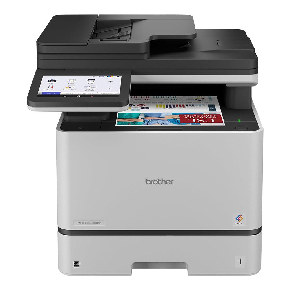 Brother MFC-L8930CDW Business Color Laser All-in-One Printer with Duplex Print, Scan, Copy, Low-Cost Printing, and Advanced Security Features