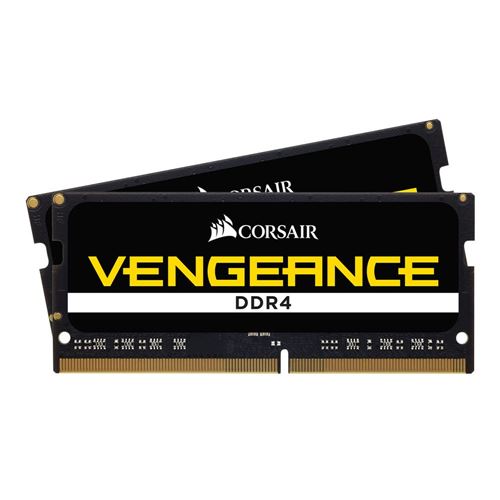 Corsair Vengeance Performance 32GB (2 x 16GB) DDR4-3200 PC4-25600 CL22 Dual Channel Laptop Memory Kit CMSX32GX4M2A3200C22 - Black