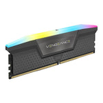 Corsair VENGEANCE RGB 32GB (2 x 16GB) DDR5-6000 PC5-48000 CL38 Dual Channel Desktop Memory Kit CMH32GX5M2B6000Z38 - Gray