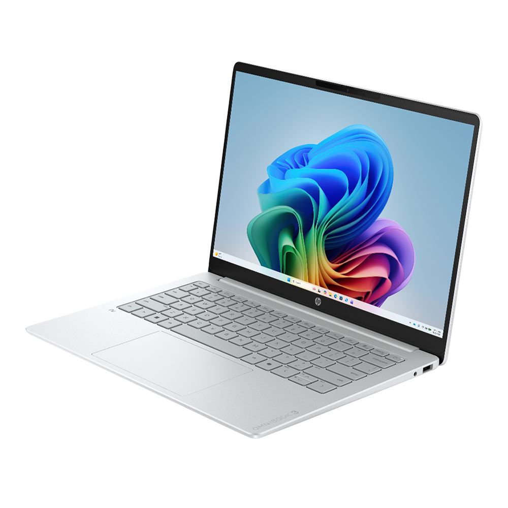 HP OmniBook 3 Next Gen AI 14-hv0005nr 14" Laptop Computer - Glacier Silver AMD Ryzen AI 5 430 2.0GHz Processor; 16GB DDR5-5600 RAM; 512GB Solid State Drive; AMD Radeon 840M Graphics
