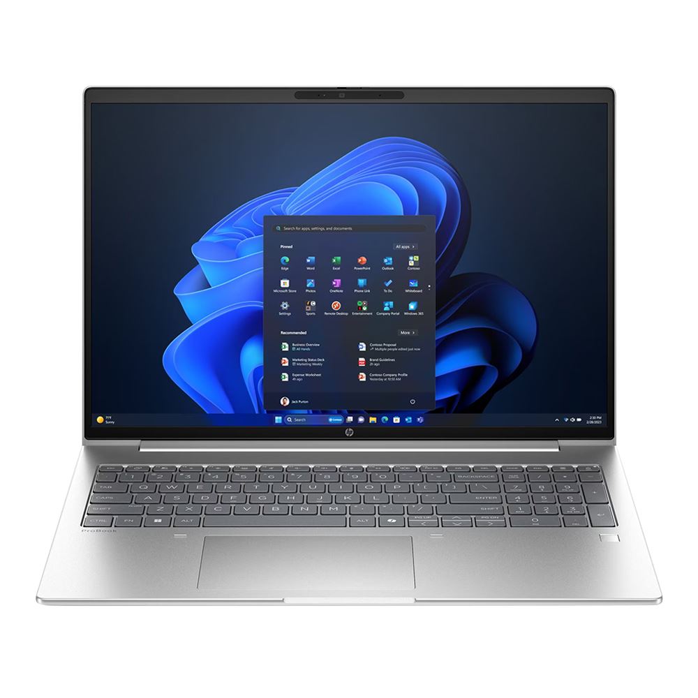 HP ProBook 4 G1i 16" Laptop Computer - Pike Silver Intel Core Ultra 5 225U 1.3GHz Processor; 16GB DDR5-5600 RAM; 512GB Solid State Drive; Intel Graphics