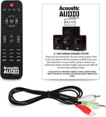 Acoustic Audio AA2103 Bluetooth Home 2.1 Speaker System with Optical Input for Multimedia