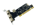 BYTECC USB 2.0 3+1 Ports Low Profile PCI Card Model BT-U2310LV