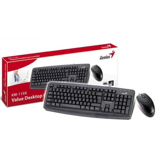 Genius KM-110X Keyboard and Mouse Combo