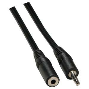 6Ft 3.5mm Stereo M/F Speaker/Headset Cable