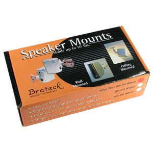 Speaker Mount (2pc/set), SB-20 Black Plastic