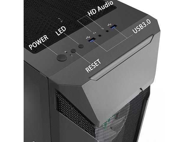 MUSETEX MESH Micro ATX Tower
