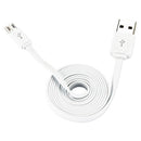 39.9'' Braided Cable For Micro USB 2.0 Devices White