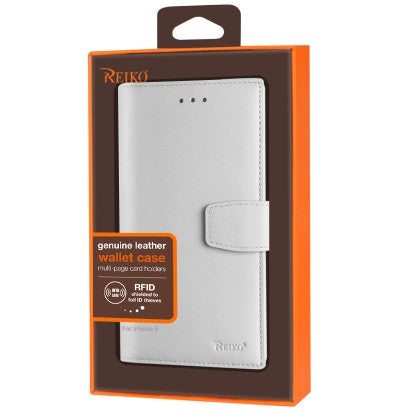Genuine Leather Hidden Wallet Case for Iphone 6/ 6S 4.7'' With RFID