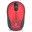 3-Button Bluetooth Wireless Optical Mouse (Red)